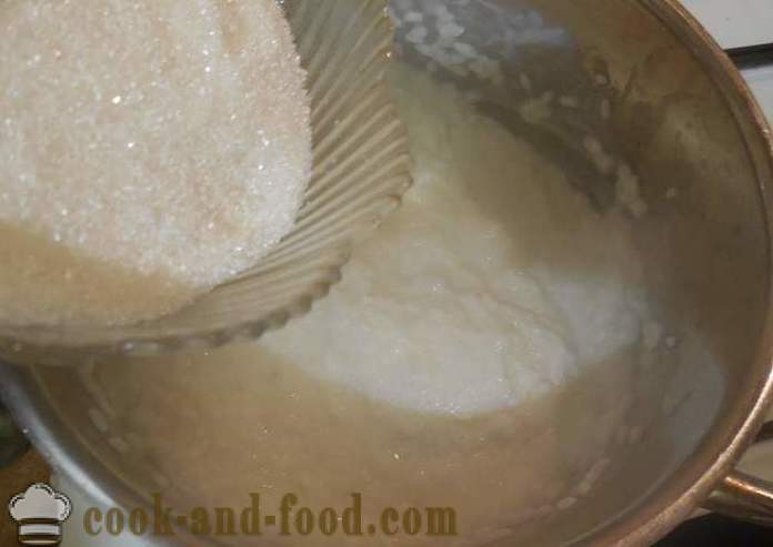 Porridge di riso delizioso con latte e acqua in una casseruola: liquido e classica (di spessore) - un passo per passo la ricetta con le foto come cucinare porridge di riso con il latte