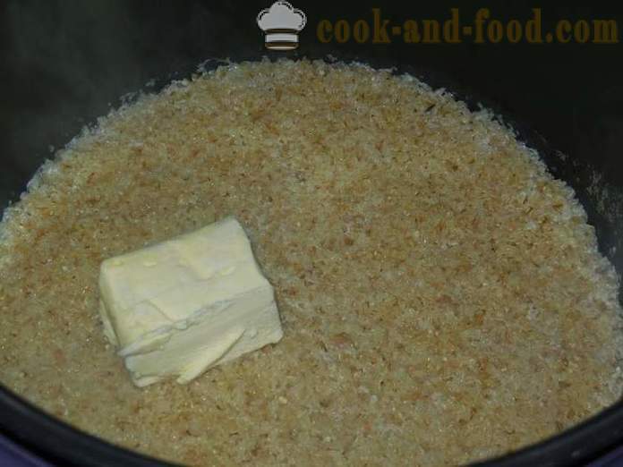 Porridge di grano sciolto in acqua in multivarka - come preparare il porridge di grano in acqua - la ricetta con una foto