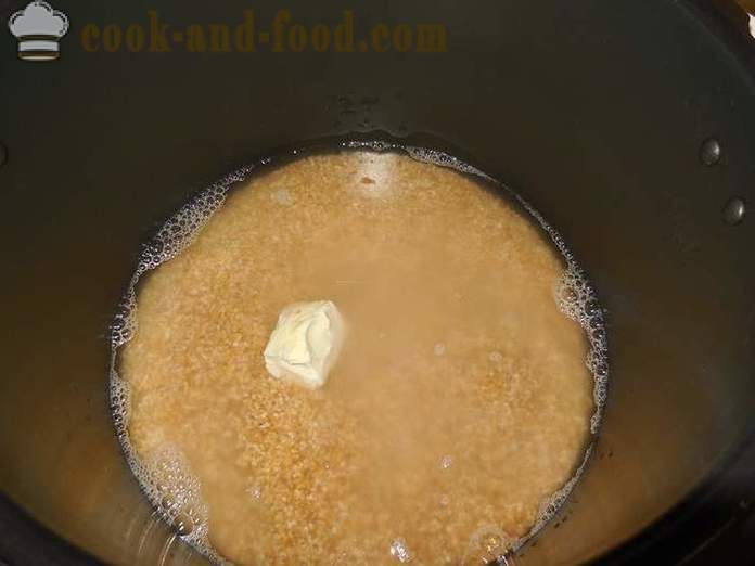 Porridge di grano sciolto in acqua in multivarka - come preparare il porridge di grano in acqua - la ricetta con una foto