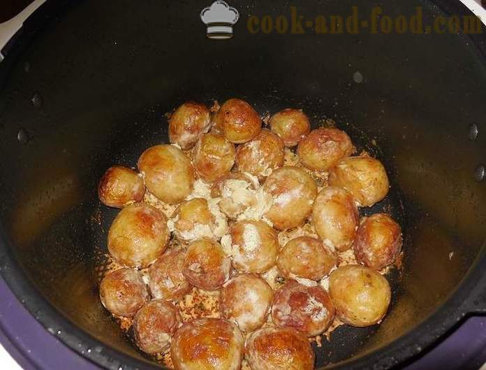 Giovani patate in multivarka con panna acida aneto e aglio - passo dopo passo ricetta con foto e deliziosi per cucinare patate novelle
