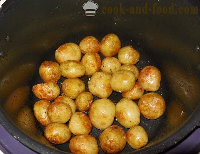 Giovani patate in multivarka con panna acida aneto e aglio - passo dopo passo ricetta con foto e deliziosi per cucinare patate novelle