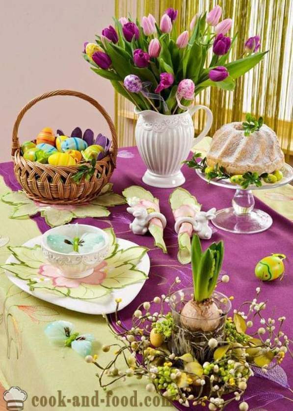 Tradizioni culinarie e costumi di Pasqua - tavola di Pasqua nella tradizione slava ortodossa