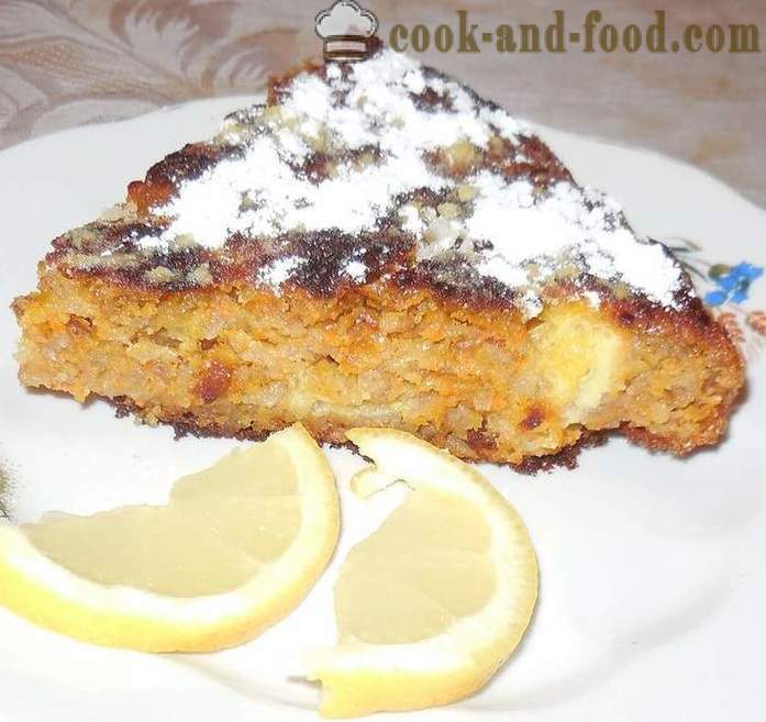 Dolce torta di grano saraceno in multivarka - come cucinare una torta in multivarka, passo dopo passo la ricetta con le foto.