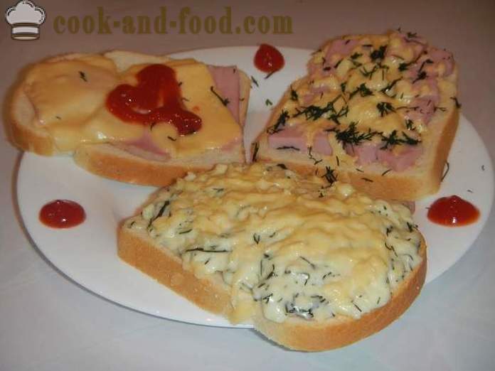 Ricette semplici per panini caldi con formaggio e salsiccia in fretta