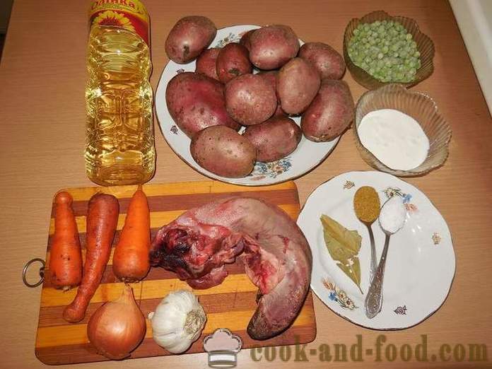Stufato di verdure in multivarka, con carne e patate - come cucinare stufato di manzo in multivarka, passo dopo passo la ricetta con le foto.
