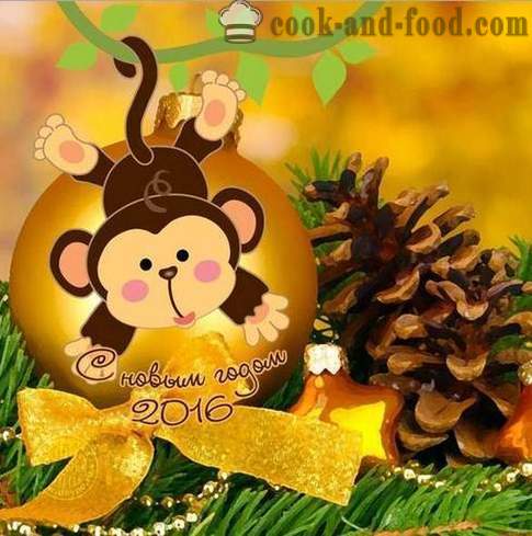 Dolci Capodanno 2016 - dolci vacanze sulla l'Anno della Scimmia.