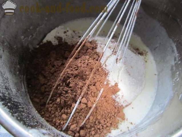 Cioccolato pan di Spagna con kefir, una ricetta semplice - come fare una torta con kefir senza uova (ricetta foto)
