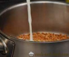 Come cucinare grano saraceno o kasha prepararsi per guarnire - una ricetta di deliziosi porridge di friabile senza cottura, c foto