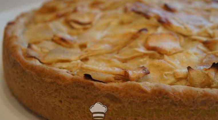 Ricetta torta di mele della Cvetaeva con il video, cuoco - torta semplice - deliziosa