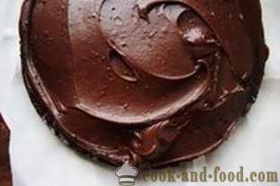 Torta al cioccolato - semplice e deliziosa, fotoretsept incrementale.
