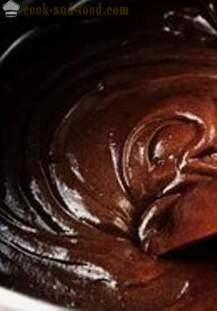 Torta al cioccolato - semplice e deliziosa, fotoretsept incrementale.
