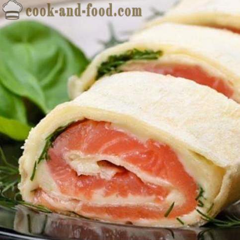 Piatti gourmet: salmone nel pane pita - video ricette a casa