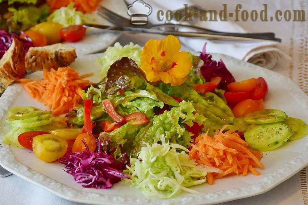 Ricette a basso contenuto calorico insalata di verdure
