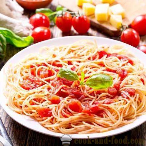 Ricetta per spaghetti con pomodoro e formaggio