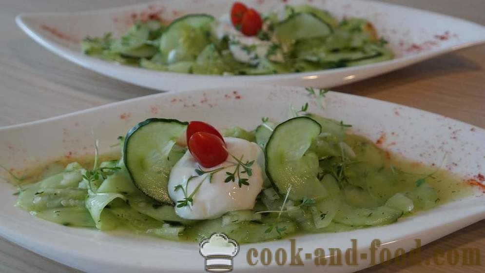 Ricette per insalate con cetrioli freschi