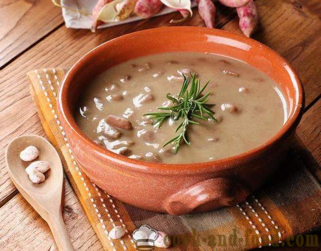 Ricetta preparazione purea di zuppa di fagioli - video ricette a casa
